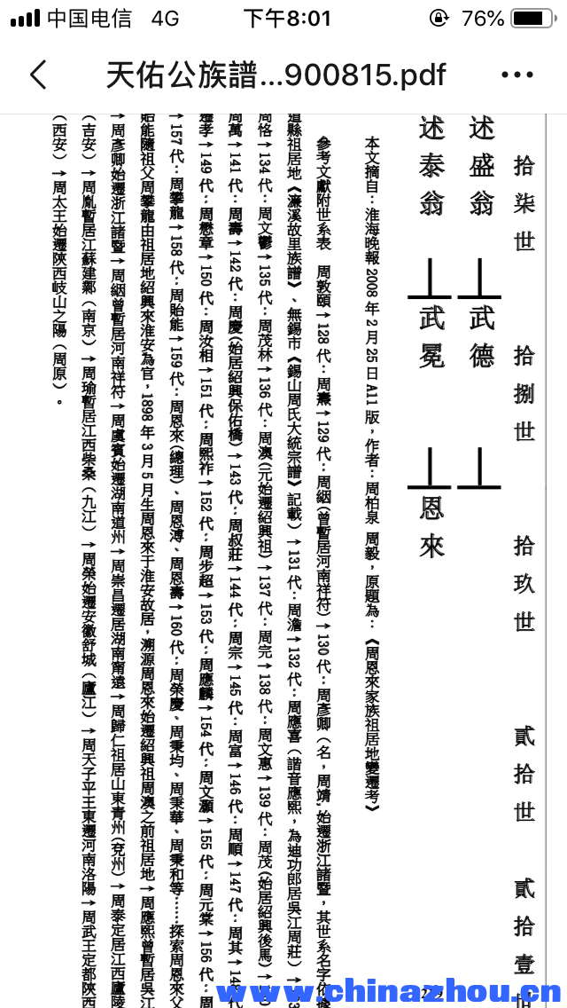 天佑公後裔